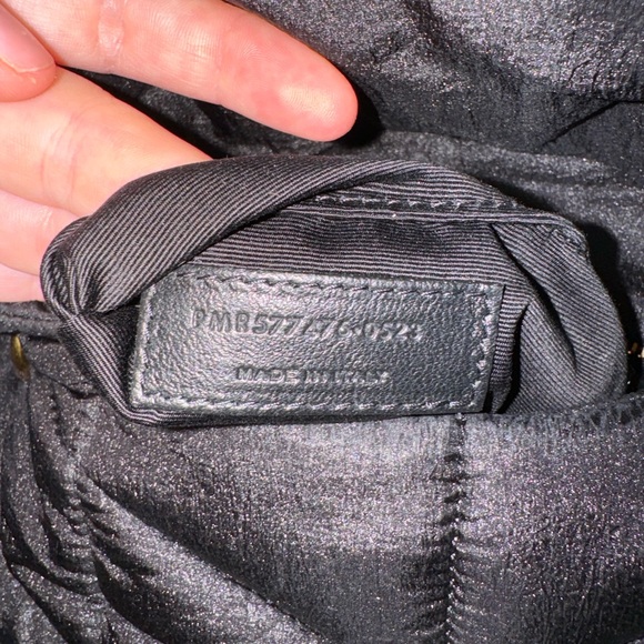 NWT Saint Laurent LOULOU puffer in black and gold - Picture 7 of 9